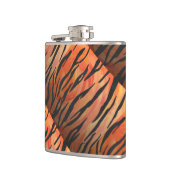 Tiger Hot oranje en zwart afdrukken Heupfles (Links)