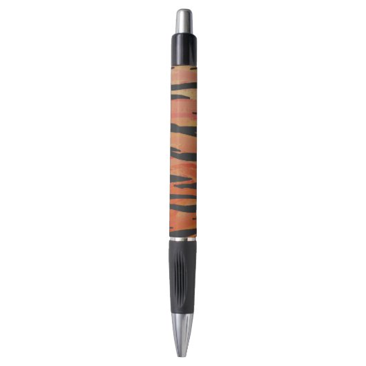 Tiger Hot oranje en zwart afdrukken Pen (Voorkant Verticaal)