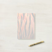 Tiger Hot oranje en zwart afdrukken Post-it® Notes (Op bureau)