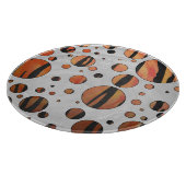 Tiger Hot oranje en zwart afdrukken Snijplank (Hoek)