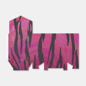 Tiger Hot Pink en zwarte afdrukken Bedankdoosjes (Uitgevouwen)