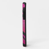 Tiger Hot Pink en zwarte afdrukken Case-Mate iPhone Case (Achterkant/links)