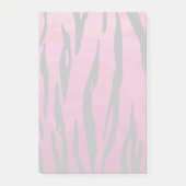 Tiger Hot Pink en zwarte afdrukken Post-it® Notes (Voorkant)