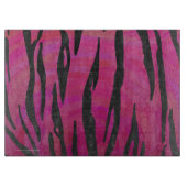 Tiger Hot Pink en zwarte afdrukken Snijplank (Voorkant)