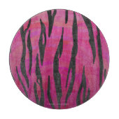 Tiger Hot Pink en zwarte afdrukken Snijplank (Voorkant)