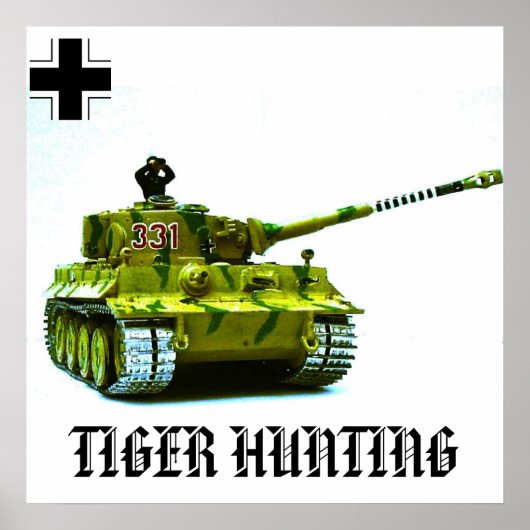 TIGER HUNDING POSTER (Voorkant)