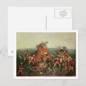 Tiger Hunt, 1892 (olie op canvas) Briefkaart (Voorkant / Achterkant)