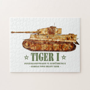 Tiger I Tweede Wereldoorlog Duitse zware tank Panz Legpuzzel