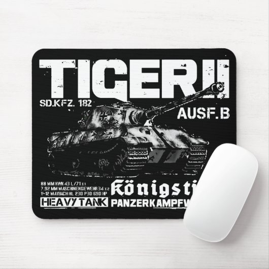 Tiger II Mousepad Muismat (Met muis)