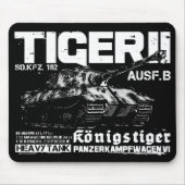 Tiger II Mousepad Muismat (Voorkant)