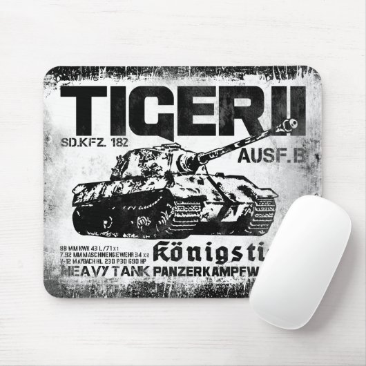 Tiger II Mousepad Muismat (Met muis)