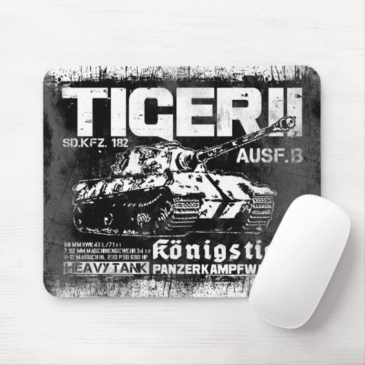 Tiger II Mousepad Muismat (Met muis)