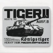 Tiger II Mousepad Muismat (Voorkant)