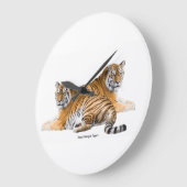 Tiger image for Round-Large-Wall-Clock Grote Klok (Hoek)