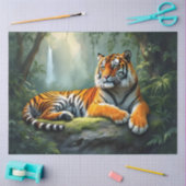 Tiger in the Jungle  Tissuepapier (Craft)