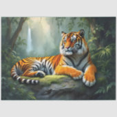 Tiger in the Jungle  Tissuepapier (Voorkant)