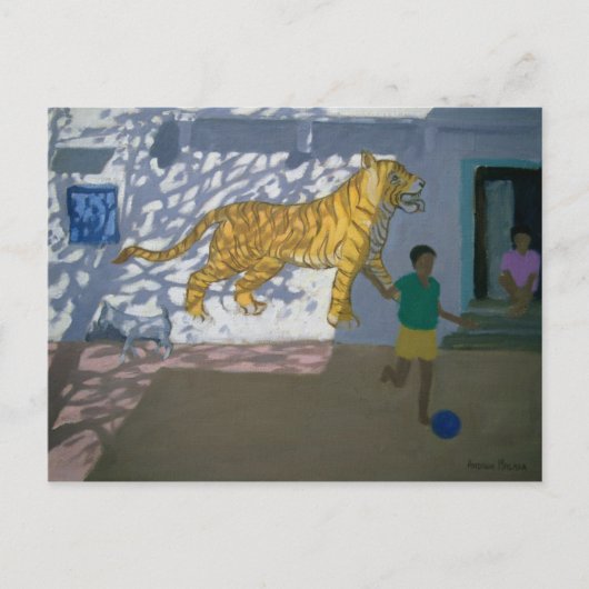 Tiger India Briefkaart (Voorkant)