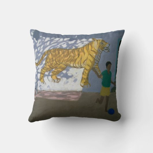 Tiger India Kussen (Achterkant)