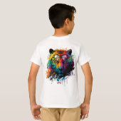 Tiger Ink Graffiti Splash T-shirt (Achterkant volledig)