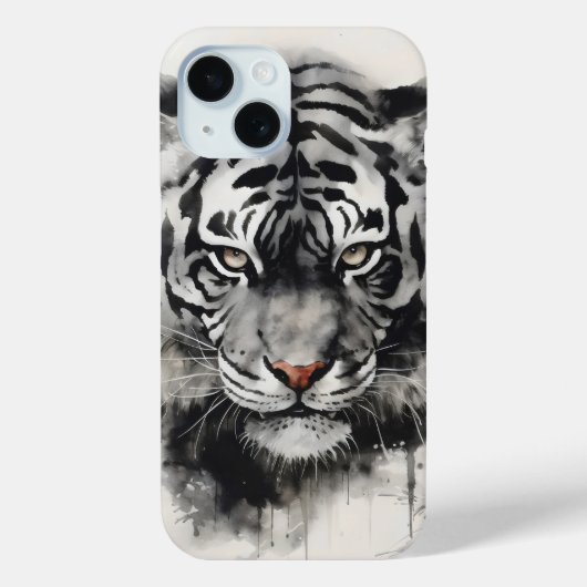 Tiger Ink Painting Case-Mate iPhone Case (Achterkant)