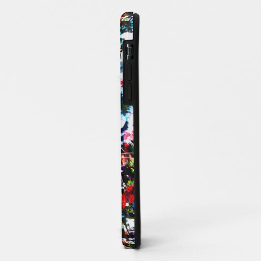 Tiger iPhone 11 Hoesje | Kleurrijk | Abstracte kun (Achterkant/links)