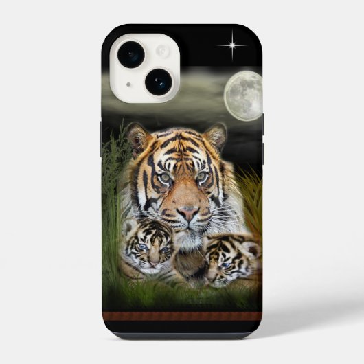 Tiger iPhone 6/6s Plus Cases Hoesje (Achterkant)