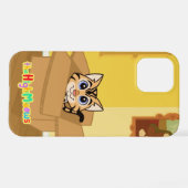 Tiger iphone cover hoesje (Achterkant horizontaal)