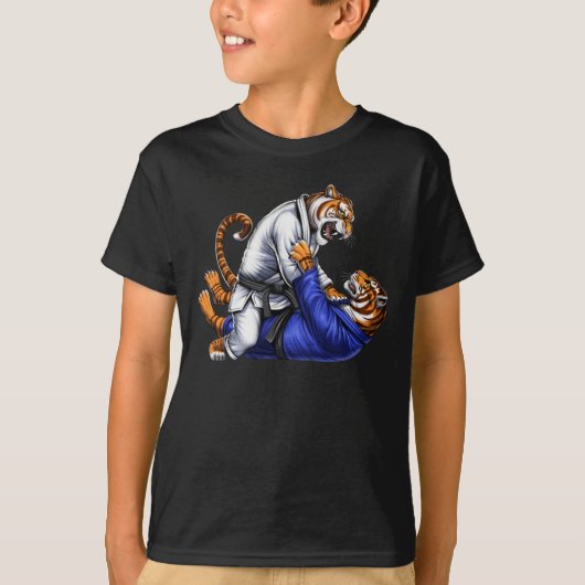 Tiger Jiu-Jitsu Wrestlers T-shirt (Voorkant)