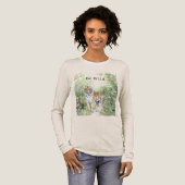 Tiger Jungle Be Wild Tri-Blend Shirt (Voorkant)