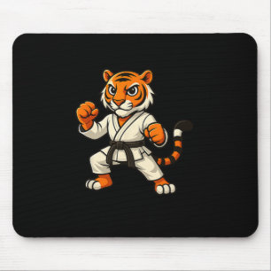 Tiger Karate Funny Black Belt Boys Meisjes Kinder Muismat