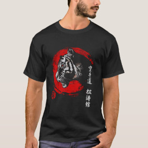 Tiger Karate Symbool shotokan Dojo training kanji  T-shirt