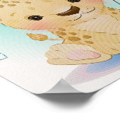 Tiger Kinder Room Poster Safari Nursery Print (Hoek)