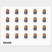 Tiger King kroonprins Ronde Sticker (Vel)