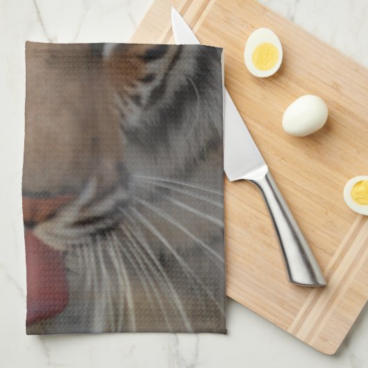 Tiger Kisses Kitchen Towel Theedoek (Quarter Fold)