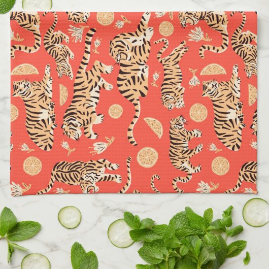 Tiger Kitchen Towel Theedoek (Gevouwen)
