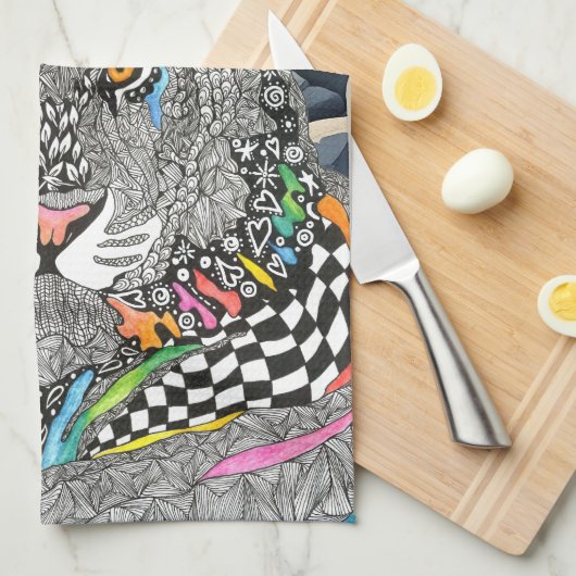 Tiger Kitchen Towel Theedoek (Quarter Fold)