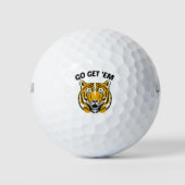TIGER KRIJGT ZE AAN GOLFBALLEN (Voorkant)