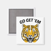 TIGER KRIJGT ZE AAN MAGNEET (Voorkant / Achterkant)