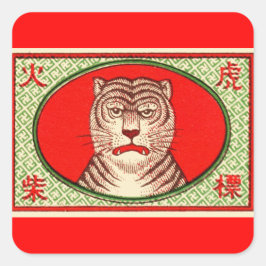  Tiger Label Art Stickers