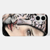 Tiger Lady iPhone Case (Achterkant (horizontaal))