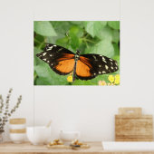Tiger Langwerpvlinderdruk Poster (Keuken)