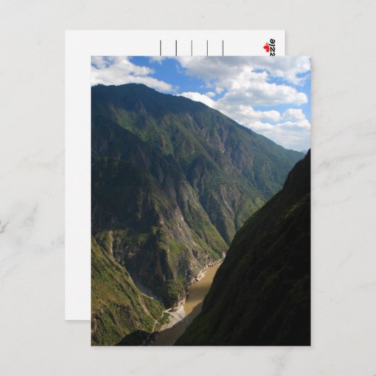 Tiger Leaping Gorge Briefkaart (Voorkant / Achterkant)