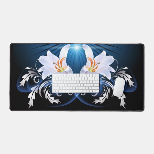 Tiger Lilies Bureaumat (Keyboard & Muis)