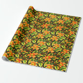 Tiger Lilies Cadeaupapier (Uitgerold)