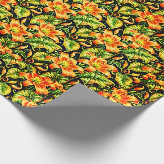 Tiger Lilies Cadeaupapier (Hoek)