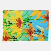 Tiger Lilies Keukenhanddoek (Horizontaal)