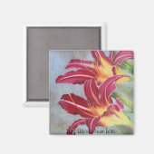 Tiger Lilies Magneet (Voorkant / Achterkant)