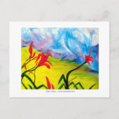 Tiger Lilies POST CARD Briefkaart (Voorkant)