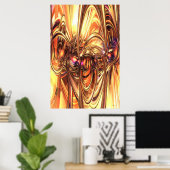Tiger Lilies Poster (Thuiskantoor)