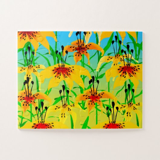 Tiger Lilies Puzzle Legpuzzel (Horizontaal)